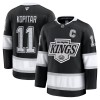 Los Angeles Kings Dresy Fanatics Premium Anze Kopitar 2024-25 Černá Domácí - Pánské